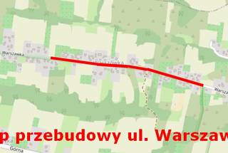 Przebudowa ulicy Warszawka będzie kontynuowana