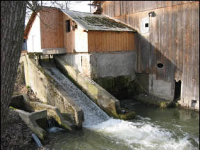 Wooden water mil in Konczyce